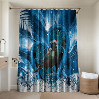 Tui Bird New Zealand Christmas In July Bathroom Set NZ Aroha Koru Fern Marble Vibes