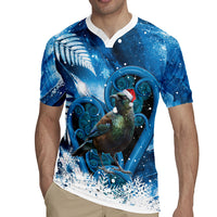 Tui Bird New Zealand Christmas In July Rugby Jersey NZ Aroha Koru Fern Marble Vibes