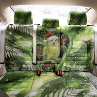 Kakapo New Zealand Christmas In July Back Car Seat Cover NZ Aroha Koru Fern Marble Vibes