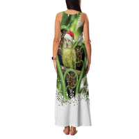 Kakapo New Zealand Christmas In July Family Matching Tank Maxi Dress and Hawaiian Shirt NZ Aroha Koru Fern Marble Vibes