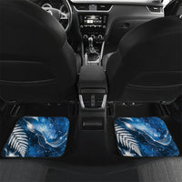 Sulphur-crested Cockatoo New Zealand Christmas In July Car Mats NZ Aroha Koru Fern Marble Vibes