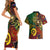 Vanuatu and Australia Couples Matching Short Sleeve Bodycon Dress and Hawaiian Shirt Vanuatuan Polynesian Mix Aussie Aboriginal Art LT14 - Polynesian Pride