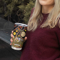 Vanuatu and Australia Tumbler Cup Vanuatuan Polynesian Mix Aussie Aboriginal Art LT14 - Polynesian Pride