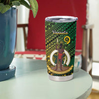 Vanuatu and Australia Tumbler Cup Vanuatuan Polynesian Mix Aussie Aboriginal Art LT14 - Polynesian Pride
