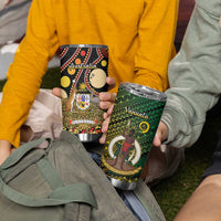 Vanuatu and Australia Tumbler Cup Vanuatuan Polynesian Mix Aussie Aboriginal Art LT14 - Polynesian Pride