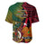 Vanuatu and Papua New Guinea Baseball Jersey Vanuatuan With PNG Polynesian Pattern LT14 - Polynesian Pride