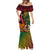 Vanuatu and Papua New Guinea Mermaid Dress Vanuatuan With PNG Polynesian Pattern LT14 - Polynesian Pride