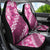 Vintage Pink Polynesia Car Seat Cover Plumeria With Hibiscus Tropical Vibes