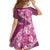 Vintage Pink Polynesia Family Matching Off Shoulder Maxi Dress and Hawaiian Shirt Plumeria With Hibiscus Tropical Vibes