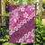 Vintage Pink Polynesia Garden Flag Plumeria With Hibiscus Tropical Vibes