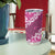 Vintage Pink Polynesia Tumbler Cup Plumeria With Hibiscus Tropical Vibes