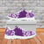 Vintage Purple Polynesia Sneakers Plumeria With Hibiscus Tropical Vibes