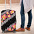 Black Polynesia Luggage Cover Plumeria With Hibiscus Pattern Tropical Vibes