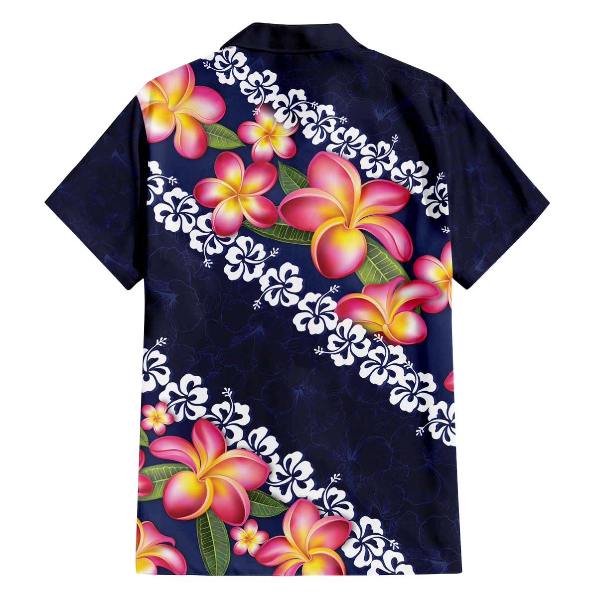 Blue Polynesia Family Matching Puletasi and Hawaiian Shirt Plumeria With Hibiscus Pattern Tropical Vibes LT14 - Polynesian Pride
