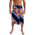 Blue Polynesia Lavalava Plumeria With Hibiscus Pattern Tropical Vibes