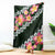 Green Polynesia Blanket Plumeria With Hibiscus Pattern Tropical Vibes