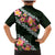 Green Polynesia Family Matching Mermaid Dress and Hawaiian Shirt Plumeria With Hibiscus Pattern Tropical Vibes