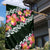 Green Polynesia Garden Flag Plumeria With Hibiscus Pattern Tropical Vibes