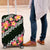 Green Polynesia Luggage Cover Plumeria With Hibiscus Pattern Tropical Vibes