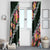 Green Polynesia Window Curtain Plumeria With Hibiscus Pattern Tropical Vibes