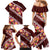 Oxblood Polynesia Family Matching Mermaid Dress and Hawaiian Shirt Plumeria With Hibiscus Pattern Tropical Vibes