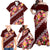 Oxblood Polynesia Family Matching Off Shoulder Maxi Dress and Hawaiian Shirt Plumeria With Hibiscus Pattern Tropical Vibes