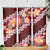 Oxblood Polynesia Skinny Tumbler Plumeria With Hibiscus Pattern Tropical Vibes