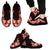 Oxblood Polynesia Sneakers Plumeria With Hibiscus Pattern Tropical Vibes