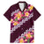 Pink Polynesia Family Matching Mermaid Dress and Hawaiian Shirt Plumeria With Hibiscus Pattern Tropical Vibes