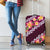 Pink Polynesia Luggage Cover Plumeria With Hibiscus Pattern Tropical Vibes