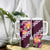 Pink Polynesia Tumbler With Handle Plumeria With Hibiscus Pattern Tropical Vibes