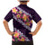 Purple Polynesia Family Matching Mermaid Dress and Hawaiian Shirt Plumeria With Hibiscus Pattern Tropical Vibes