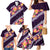 Purple Polynesia Family Matching Mermaid Dress and Hawaiian Shirt Plumeria With Hibiscus Pattern Tropical Vibes