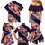 Purple Polynesia Family Matching Mermaid Dress and Hawaiian Shirt Plumeria With Hibiscus Pattern Tropical Vibes