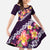 Purple Polynesia Family Matching Off Shoulder Maxi Dress and Hawaiian Shirt Plumeria With Hibiscus Pattern Tropical Vibes