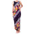 Purple Polynesia Family Matching Tank Maxi Dress and Hawaiian Shirt Plumeria With Hibiscus Pattern Tropical Vibes