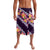 Purple Polynesia Lavalava Plumeria With Hibiscus Pattern Tropical Vibes