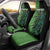 Personalised New Zealand Darts Car Seat Cover Aotearoa Maori Fern Mix Manaia Tattoo