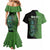 Personalised New Zealand Darts Couples Matching Mermaid Dress and Hawaiian Shirt Aotearoa Maori Fern Mix Manaia Tattoo