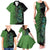 Personalised New Zealand Darts Family Matching Tank Maxi Dress and Hawaiian Shirt Aotearoa Maori Fern Mix Manaia Tattoo