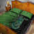 Personalised New Zealand Darts Quilt Bed Set Aotearoa Maori Fern Mix Manaia Tattoo