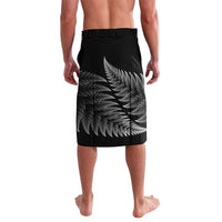 Personalised New Zealand Darts Lavalava Aotearoa Fern Mix Paua Shell Manaia - Black LT14 - Polynesian Pride