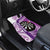 Personalised New Zealand Darts Car Mats Aotearoa Fern Mix Paua Shell Manaia - Purple