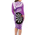 Personalised New Zealand Darts Family Matching Long Sleeve Bodycon Dress and Hawaiian Shirt Aotearoa Fern Mix Paua Shell Manaia - Purple