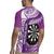 Personalised New Zealand Darts Rugby Jersey Aotearoa Fern Mix Paua Shell Manaia - Purple