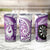 Personalised New Zealand Darts Tumbler Cup Aotearoa Fern Mix Paua Shell Manaia - Purple