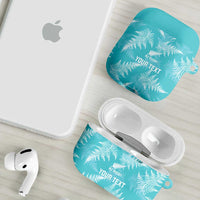 New Zealand Silver Fern Rugby Custom AirPods Case Go Aotearoa Champions Turquoise Version - Polynesian Pride