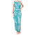 New Zealand Silver Fern Rugby Custom Tank Maxi Dress Go Aotearoa Champions Turquoise Version - Polynesian Pride
