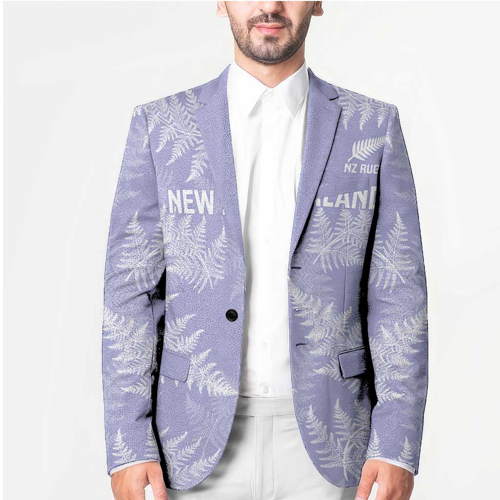 New Zealand Silver Fern Rugby Custom Blazer Go Aotearoa Champions Purple Version - Polynesian Pride