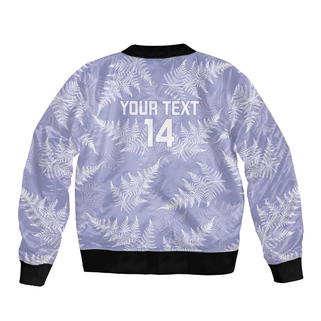 New Zealand Silver Fern Rugby Custom Bomber Jacket Go Aotearoa Champions Purple Version - Polynesian Pride